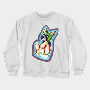 Colourful Pup Crewneck Sweatshirt